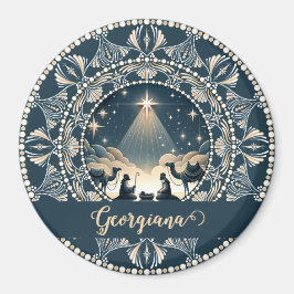 Individuelle Name Star of Wonder Nativity Dot Mand Magnet