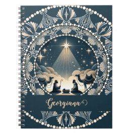Individuelle Name Star of Wonder Nativity Dot Mand Notizblock