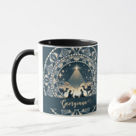 Individuelle Name Star of Wonder Nativity Dot Mand Tasse