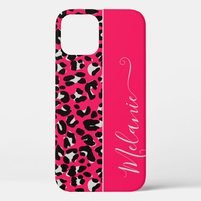 Individuelle Name-Stil für Girl-Pink-Farbmuster Case-Mate iPhone Hülle (Rückseite)