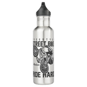 Individuelle Name Street Bike Wasserflasche Edelstahlflasche