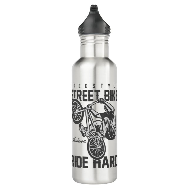 Individuelle Name Street Bike Wasserflasche Edelstahlflasche (Rechts)