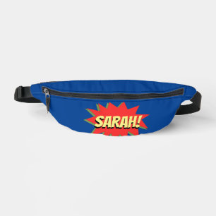 Individuelle Name Superhero Bauchtasche