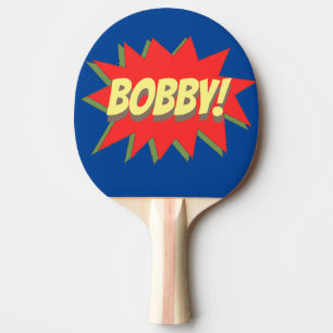 individuelle Name Superhero Tischtennis Schläger