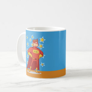 individuelle Name Superhero Vatertag Kaffeetasse