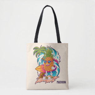 Individuelle Name Surfen Ananas