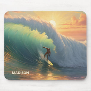 Individuelle Name Surfing Mousepad