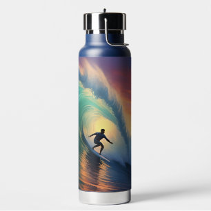 Individuelle Name Surfing Trinkflasche