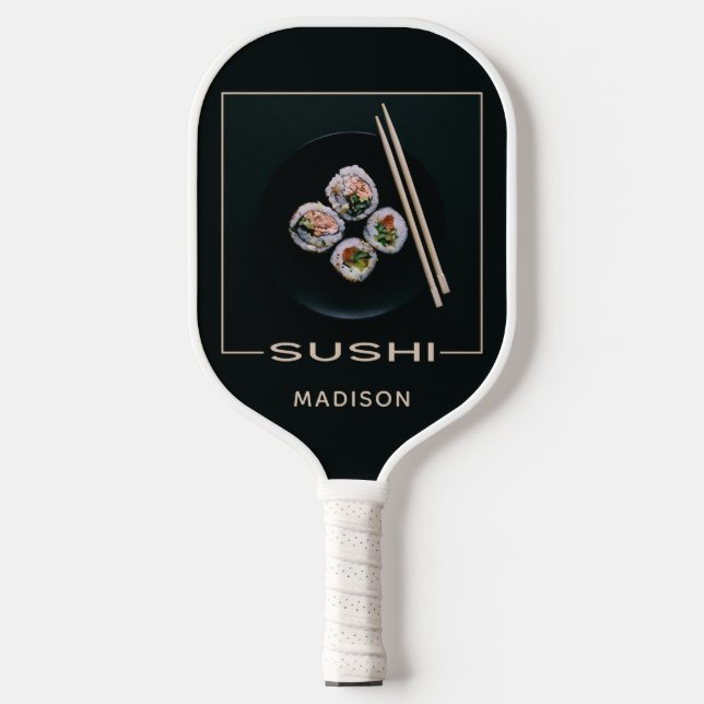 Individuelle Name SUSHI Pickleball Schläger (Vorderseite)