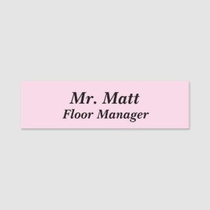 Individuelle Name Tag Abzeichen für Business mit B Namensschild