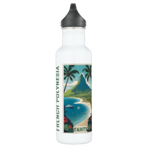 Individuelle Name Tahiti Edelstahlflasche