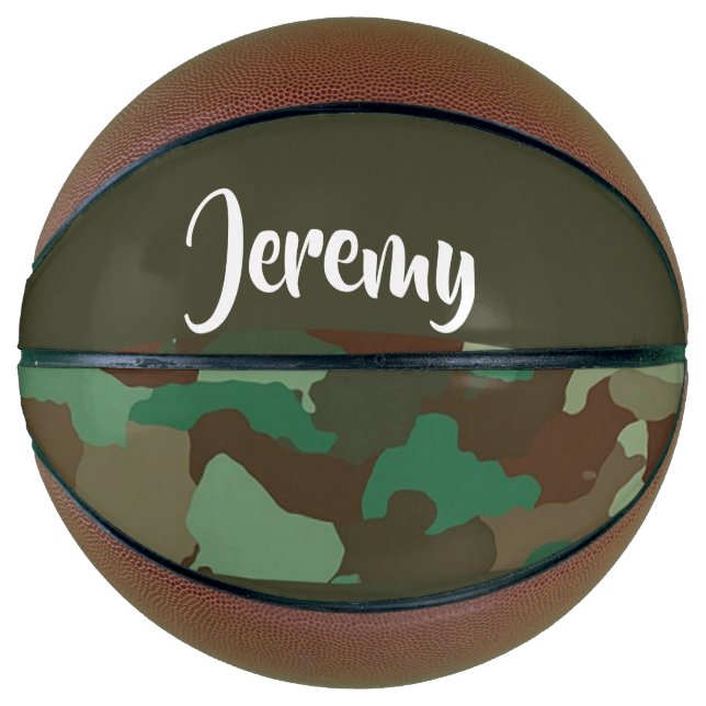 individuelle Name-Tarnmuster Basketball (Vorderseite)