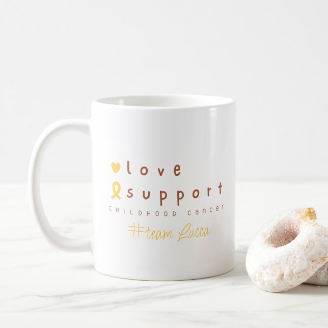 individuelle Name-Tasse Kaffeetasse (Mit Donut)