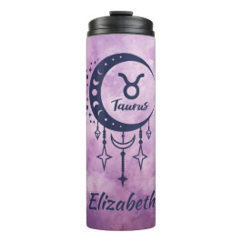 Individuelle Name Taurus Zodiac Sign Thermosbecher