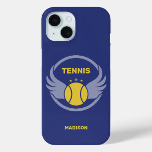 Individuelle Name Tennis Ball mit Flügen Case-Mate iPhone Hülle