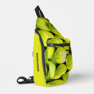 Individuelle Name Tennis Balls Crossbody Bag