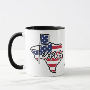 Individuelle Name Texas Tasse