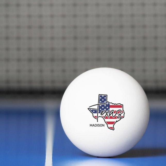 Individuelle Name Texas Tischtennisball (Netto)