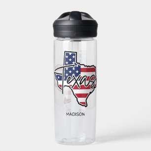 Individuelle Name Texas Trinkflasche