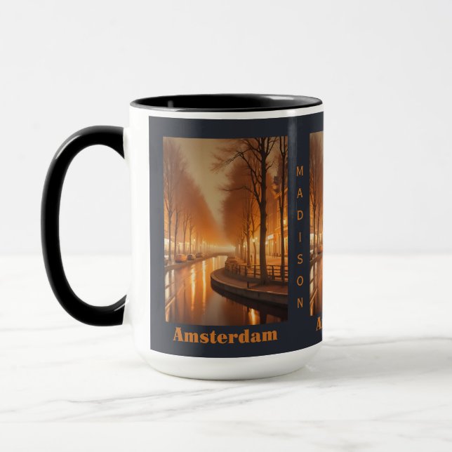Individuelle Name / Text Amsterdam Tasse (Links)