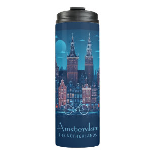 Individuelle Name / Text Amsterdam Thermosbecher