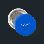 Individuelle Name-Text blau, weiß, minimalistisch, Button<br><div class="desc">Schaltfläche individuelle Name Blau und Weiß für minimalistisches Button</div>