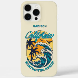 Individuelle Name / Text California Surfen iPhone 16 Pro Max Hülle