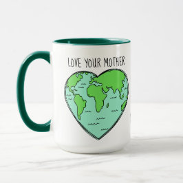 Individuelle Name/Text Earth Liebe Tasse