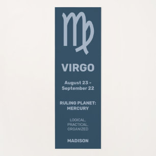 Individuelle Name / Text & Farbe Zodiac-Zeichen Yogamatte