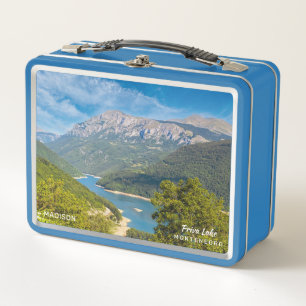 Individuelle Name & Text Montenegro Metall Brotdose