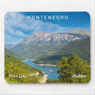 Individuelle Name & Text Montenegro Mousepad