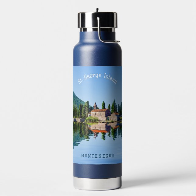 Individuelle Name & Text Montenegro Trinkflasche (Links)