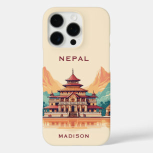 Individuelle Name & Text Nepal iPhone 16 Pro Hülle