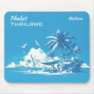 Individuelle Name & Text Phuket Thailand Mousepad