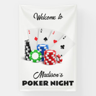 Individuelle Name & Text Poker / Casino Banner