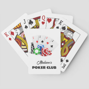 Individuelle Name & Text Poker / Casino Spielkarten