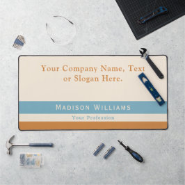 Individuelle Name Text Slogan Office oder Personal Schreibtischunterlage