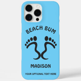 Individuelle Name-, Text- und Color-Beach-Bum iPhone 16 Pro Max Hülle