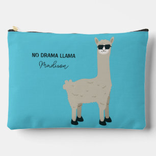 Individuelle Name, Text und Farbe Cool Lama Zubehörtasche