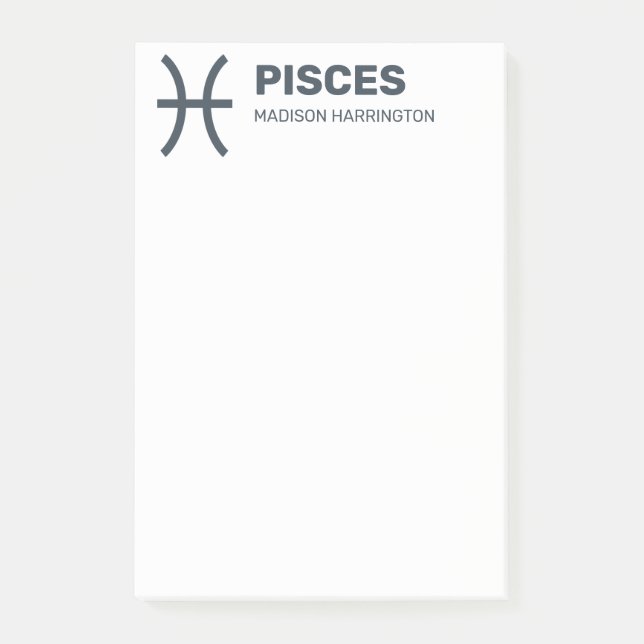 Individuelle Name-/Text- und Farbzeichen Post-it Klebezettel (Vorderseite)