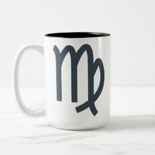 Individuelle Name / Text Zodiac Signage Virgo Zweifarbige Tasse