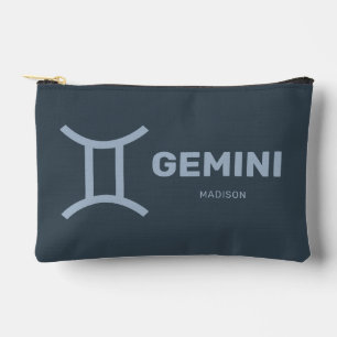 Individuelle Name/Text-Zodiac-Zeichen-Gemini Zubehörtasche