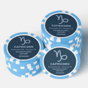 Individuelle Name / Text Zodiac Zeichenkorn Pokerchips