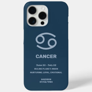 Individuelle Name/Text-Zodiakarzinom Case-Mate iPhone Hülle