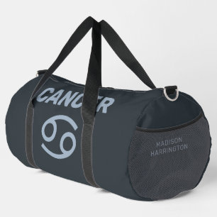 Individuelle Name/Text-Zodiakarzinom Duffle Bag
