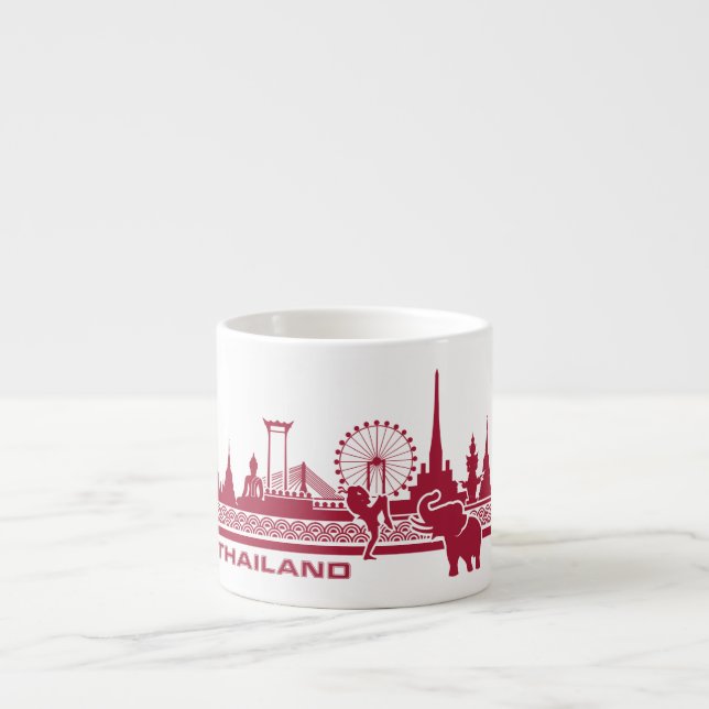 Individuelle Name Thailand Espressotasse (Vorderseite)