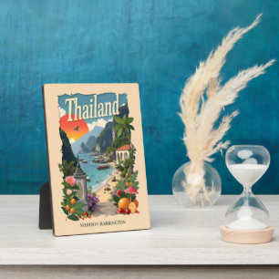 Individuelle Name Thailand Fotoplatte