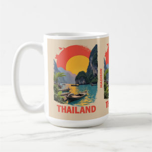 Individuelle Name Thailand Kaffeetasse