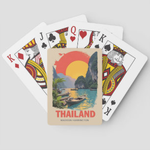 Individuelle Name Thailand Spielkarten