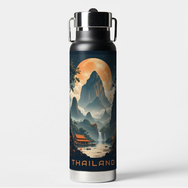 Individuelle Name Thailand Trinkflasche (Vorderseite)